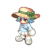 Green Beach Straw Hat